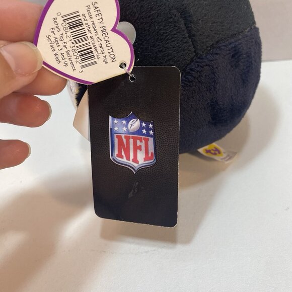 Pittsburgh Steelers NFL Ty Beanie Ballz 2013 Football Rare‎ Retired Licensed New - Picture 3 of 11